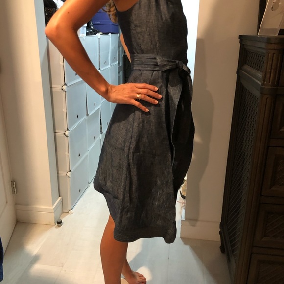 Alexis Denim Wrap Dress XS - Picture 4 of 6